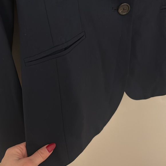 NWOT J. Crew navy wool  Women's Blazer! Size 6 tall! - Picture 4 of 7